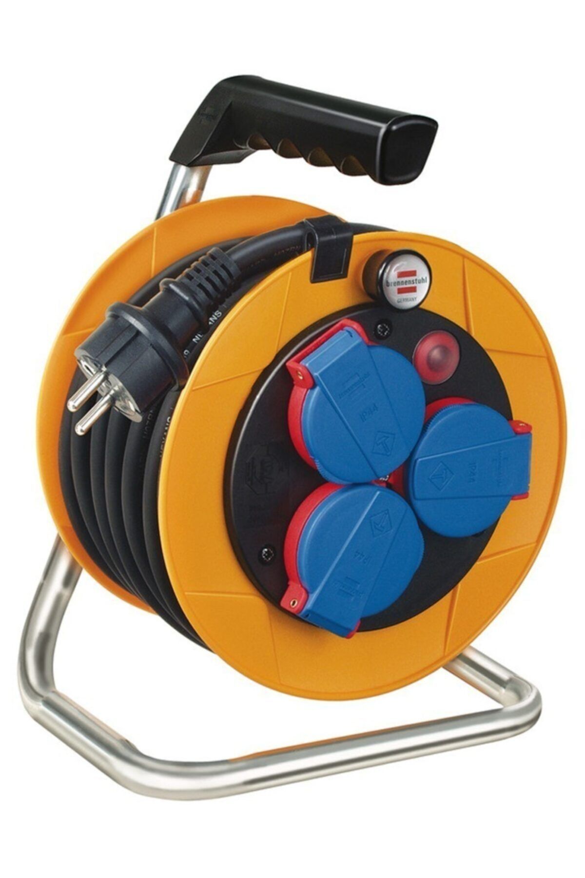 Brennenstuhl Brobusta Compact Serisi Ip44 Lisanslı 3 Soketli 10 Metre Makaralı Kablo