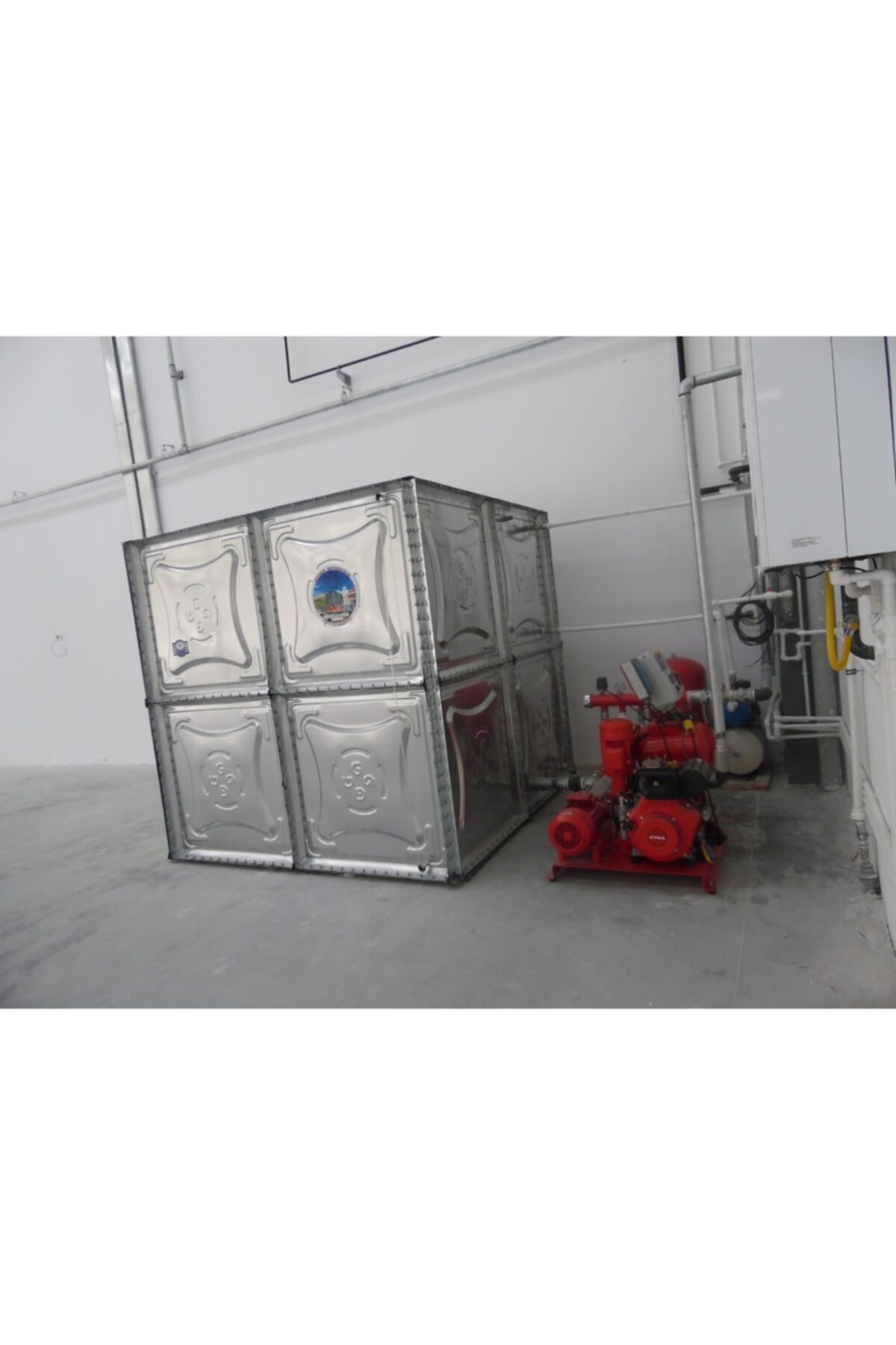 Mekser 5 .0 M³ Galvaniz Prizmatik Paket Su Deposu