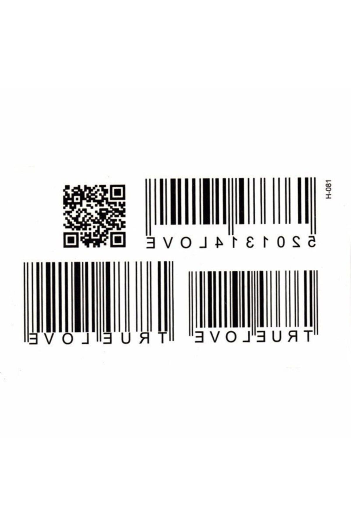 Market66 Geçici Dövme Barkod Or Qr Kod El Kol Dövmesi Tattoo