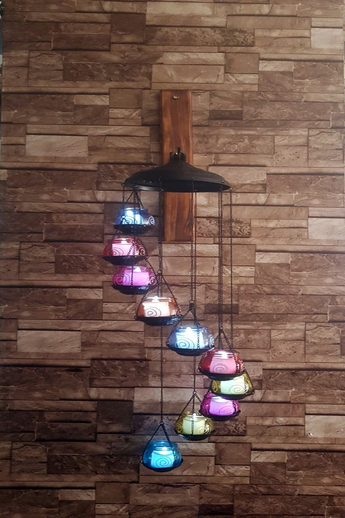 Trend Home Dekoratif 10'lu Metal Mumluk