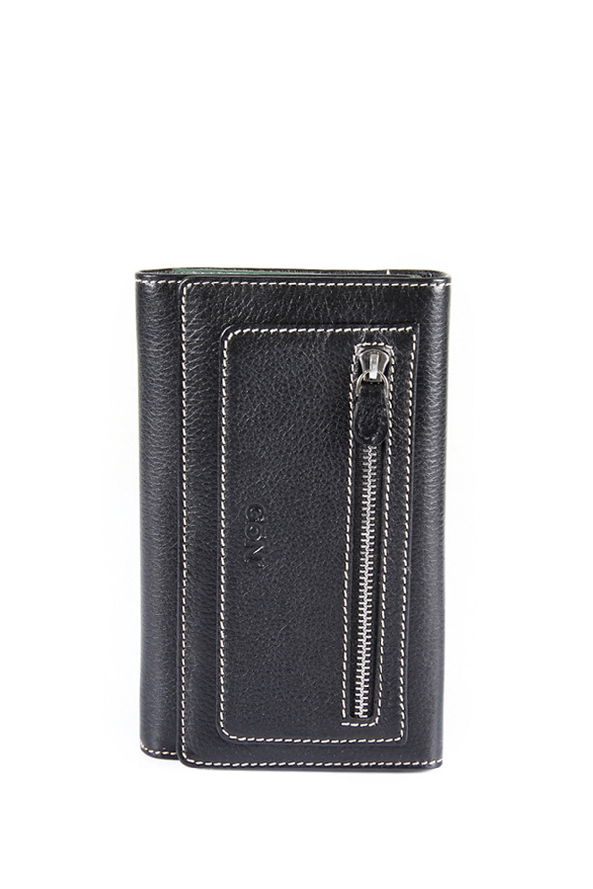 GÖNDERİ(R) Siyah Hakiki Deri Kadın Cüzdan 06146
