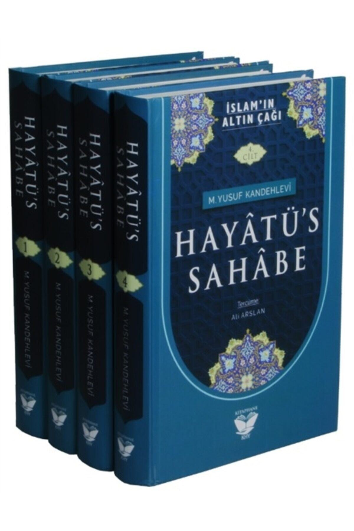 Kitaphane Yayınları Hayatü's Sahabe Tercümesi (4 Cilt Takım - Roman Boy) - M. Yusuf Kandehlevi 9786257156004