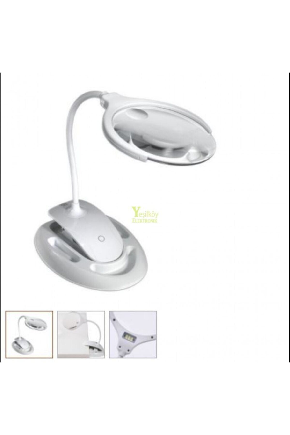 Class Masaüstü Büyüteçi 110mm 3x Işıklı