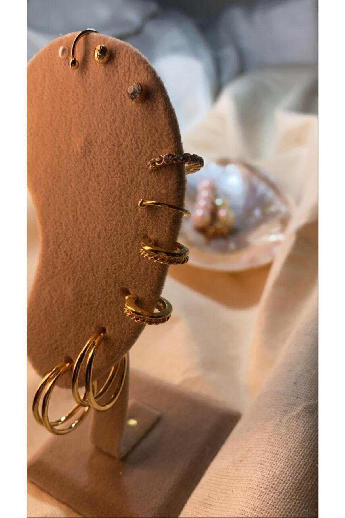 Lavinia Jewelry Kıkırdak Küpe Seti