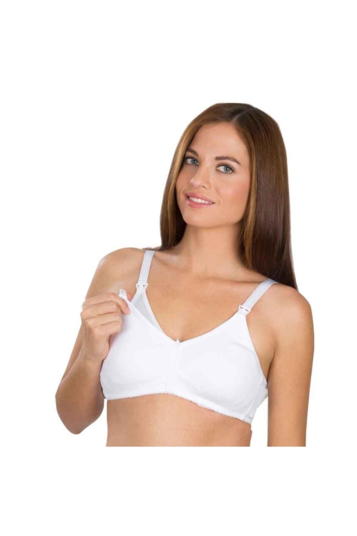 Babyjem Kadın Beyaz Emzirme Sütyeni 017