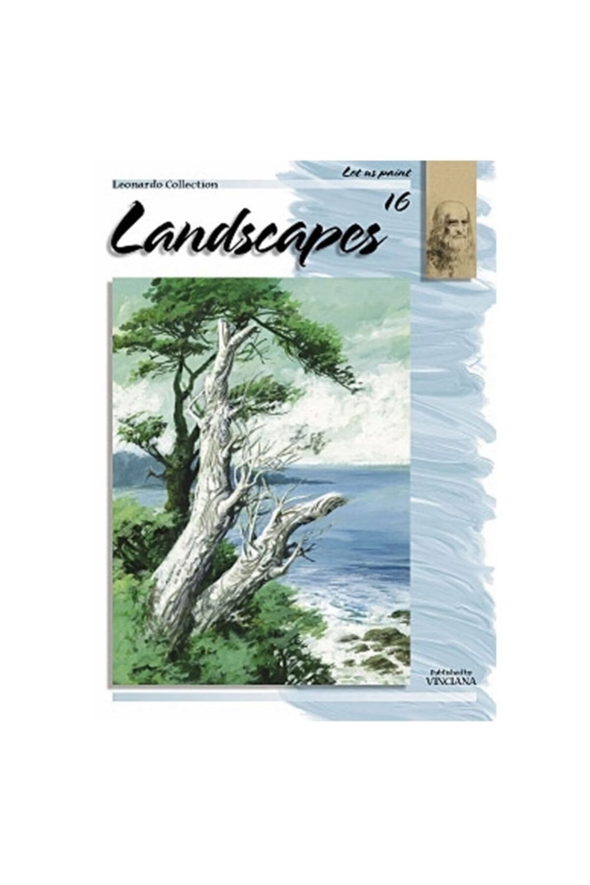 Da Vinci Leonardo Collection Desen Kitabı Landsapes N: 16 Manzaralar N: 16