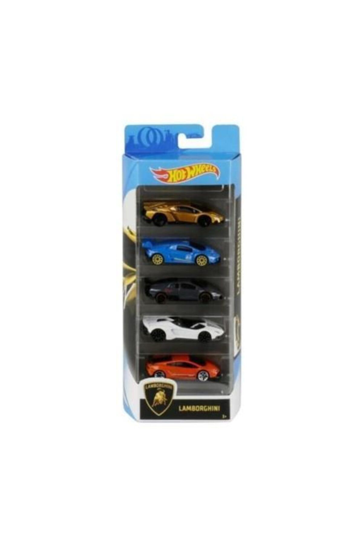 Hasbro Hotwhells 5 Li Araç Seti - Lamborgini - Ghp62