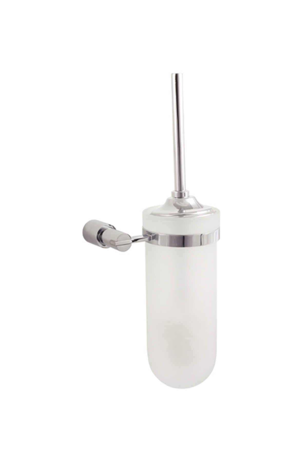 COMFORTBANYO Aspendos Chrome Montajlı Pirinç Klozet Fırçalık 8305