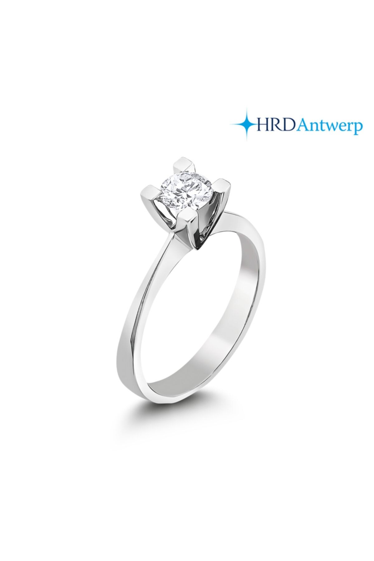 Barok Diamond Pırlanta Tektaş Yüzük 0.55 F Sı 18k Hrd Sertifikalı