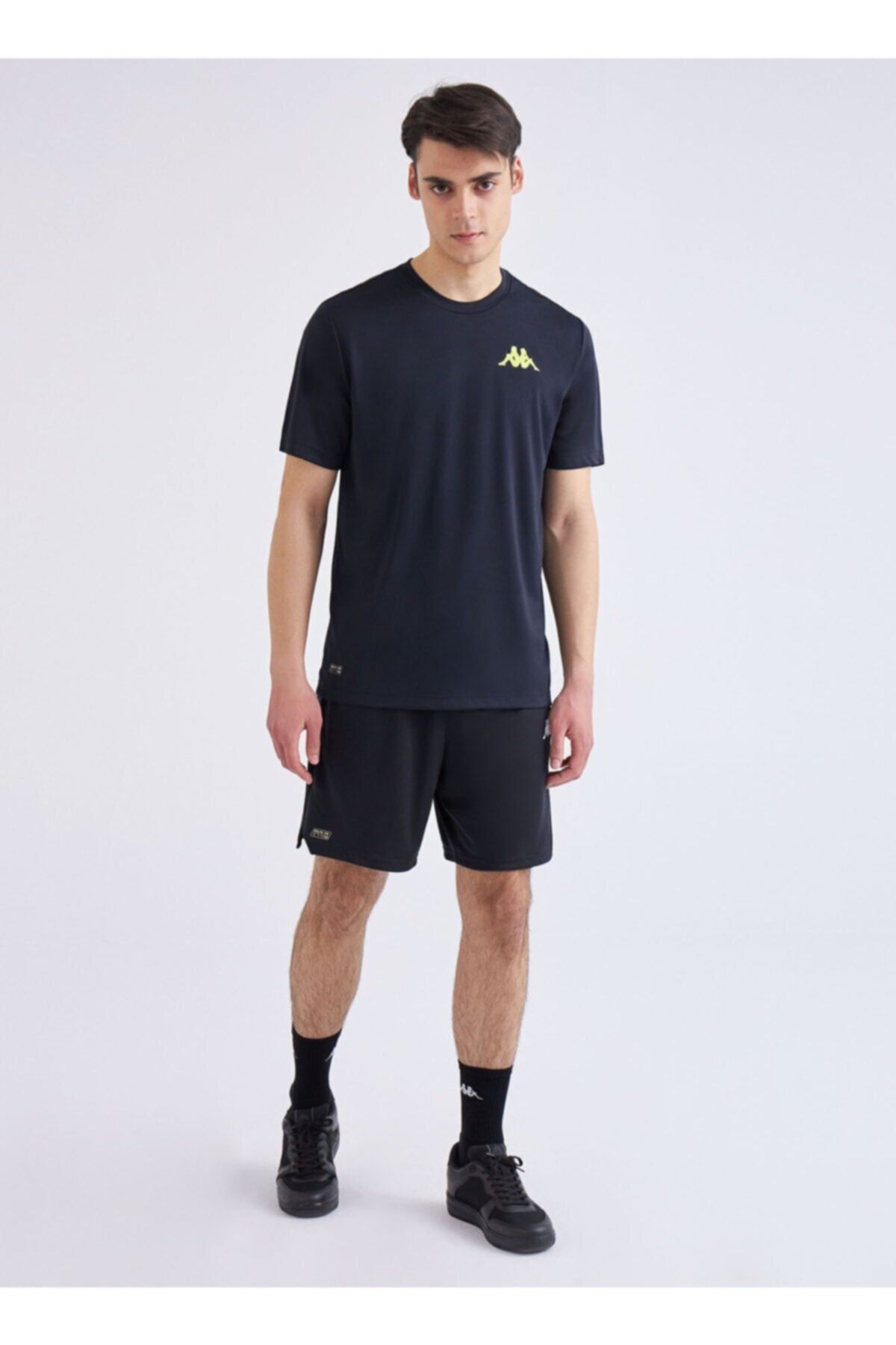 Kappa Sports T Shirt Black Trendyol