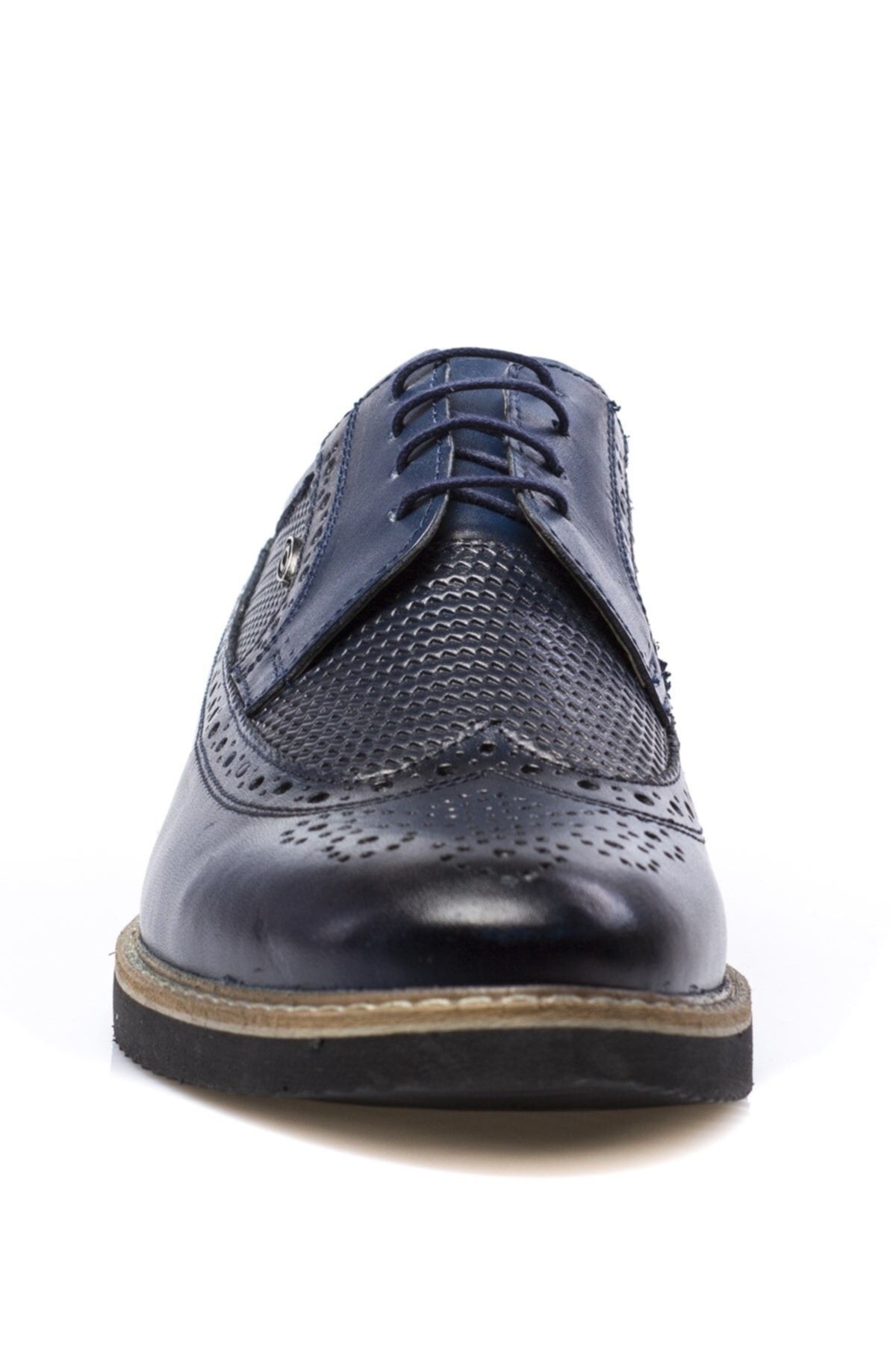 Hakiki Deri Lacivert Erkek Klasik Ayakkabı PRA-591260-035529