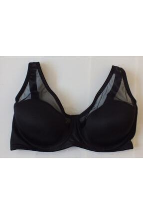 Kadın Siyah Toparlayıcı Soft Tül Cup Sütyen Image 1