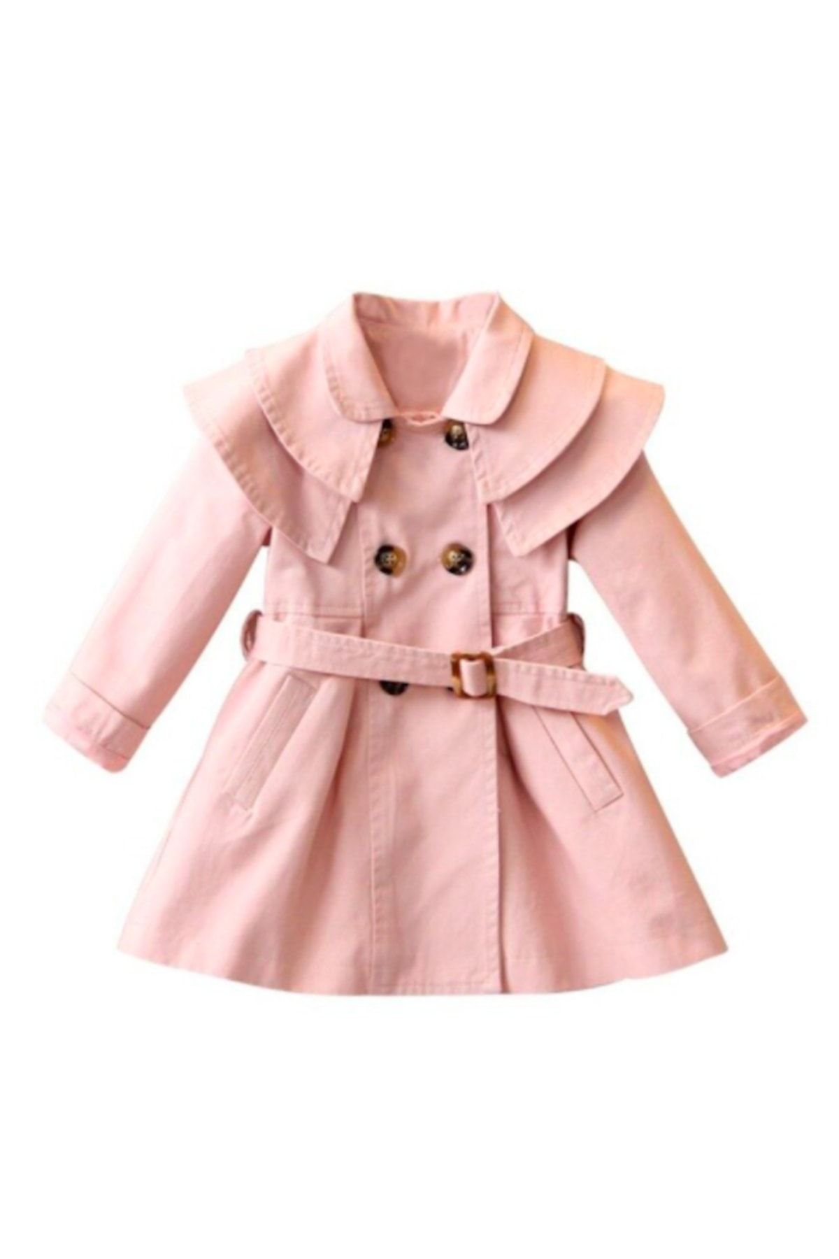 Petite pink trench coat cheap