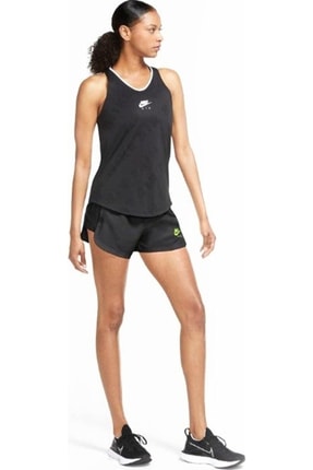 Kadın Siyah Air Sportswear Koşu Şort Cu3087 010 Image 5