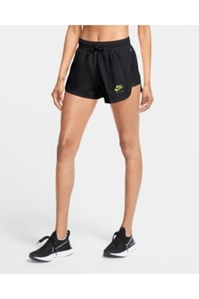 Kadın Siyah Air Sportswear Koşu Şort Cu3087 010 Image 6
