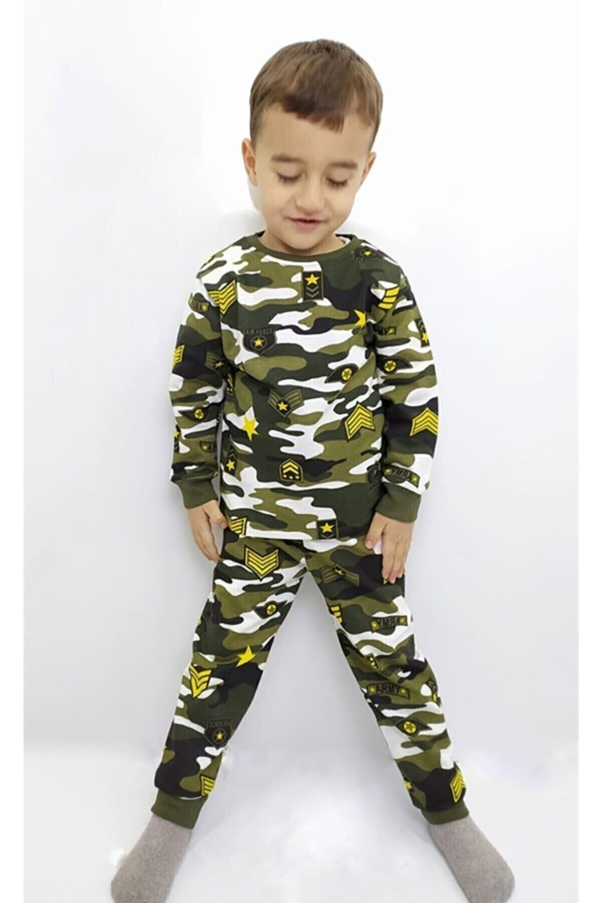 Boys army pajamas deals