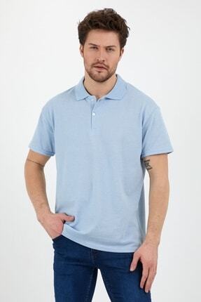 Erkek Bebe Mavi Dar/slim Fitt Polo Yaka Tshirt Image 0