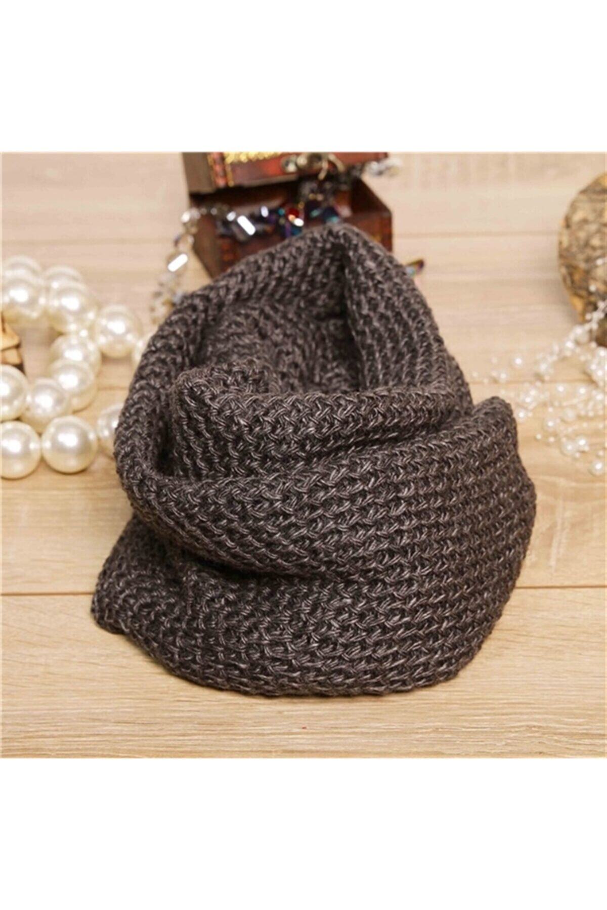 Chapka Unisex Füme Çift Dolama Boyunluk U-324