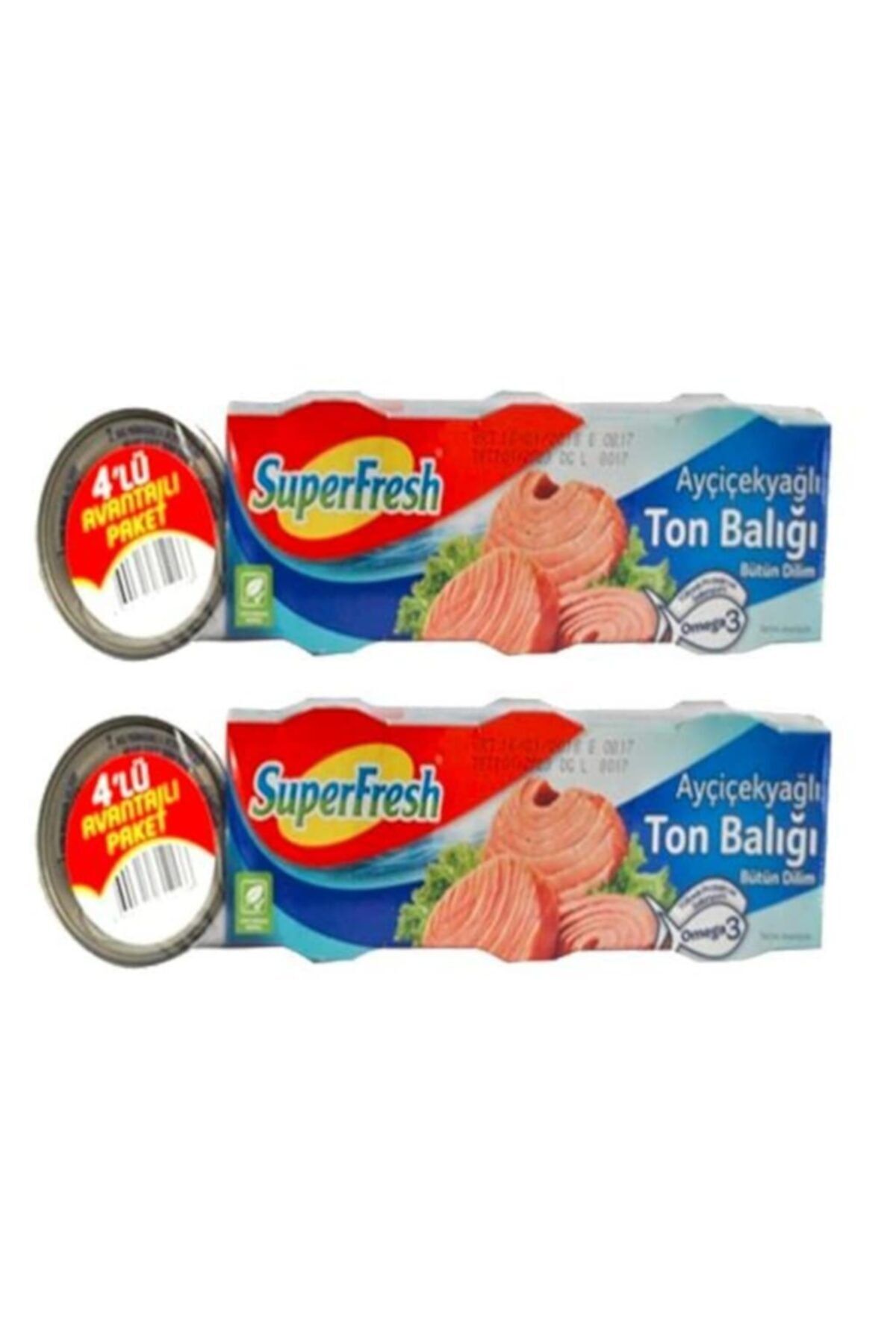 SuperFresh Ayçiçek Yağlı Ton Balığı 8 x 80 g 2 Paket