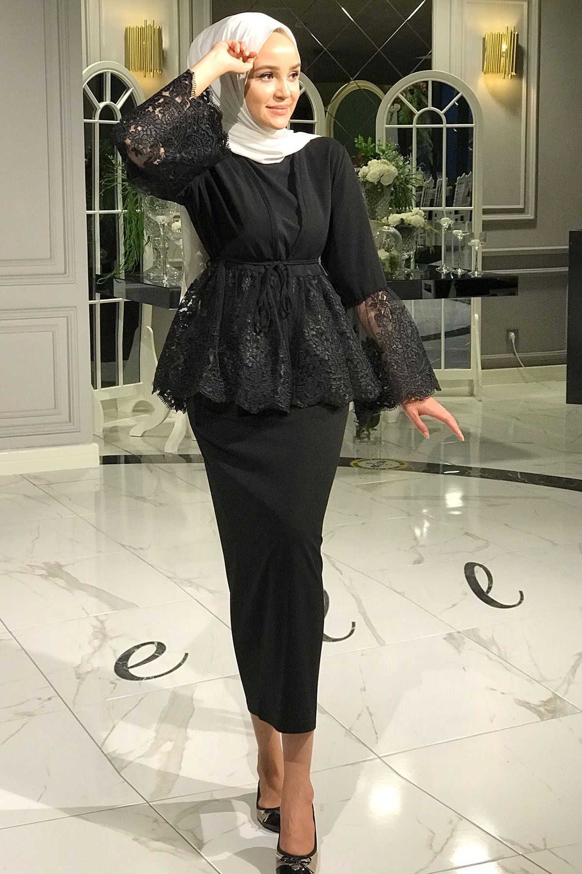Tuğçem Boutique Kadın Siyah Kısa Tunik