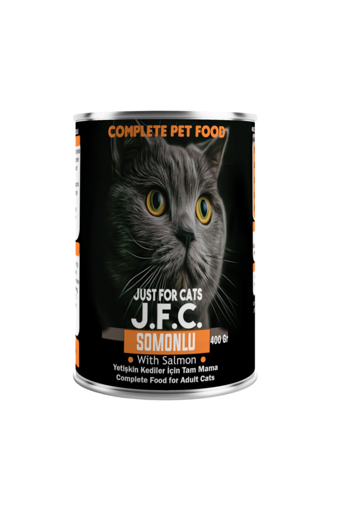 JFC Just For Cat Yetişkin Somon Etli Kedi Konservesi 24 Adet 400 Gr