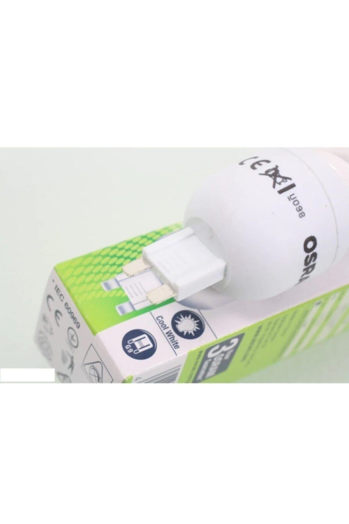 Osram 10 Adet G9 Duylu 7w 2500k Gün Işığı Tasarruflu Ampul Ledvance Dstar Nanotw