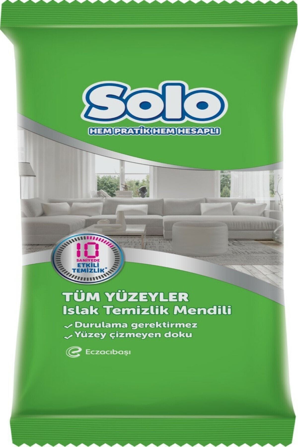 Solo Tüm Yüzeyler Islak Temizlik Mendili 40 Adet