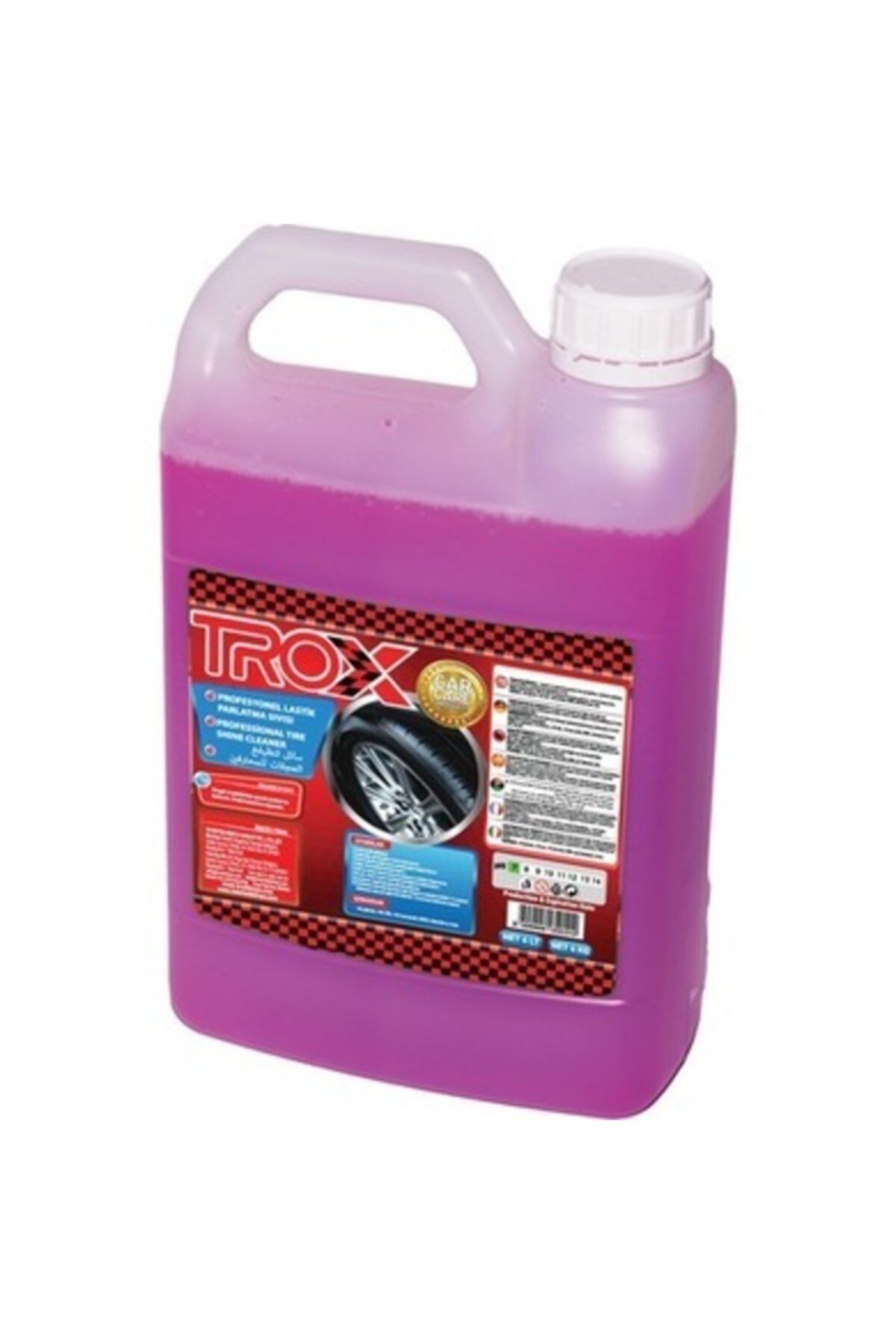TROX Lastik Parlatıcı Sıvı 4 Lt.