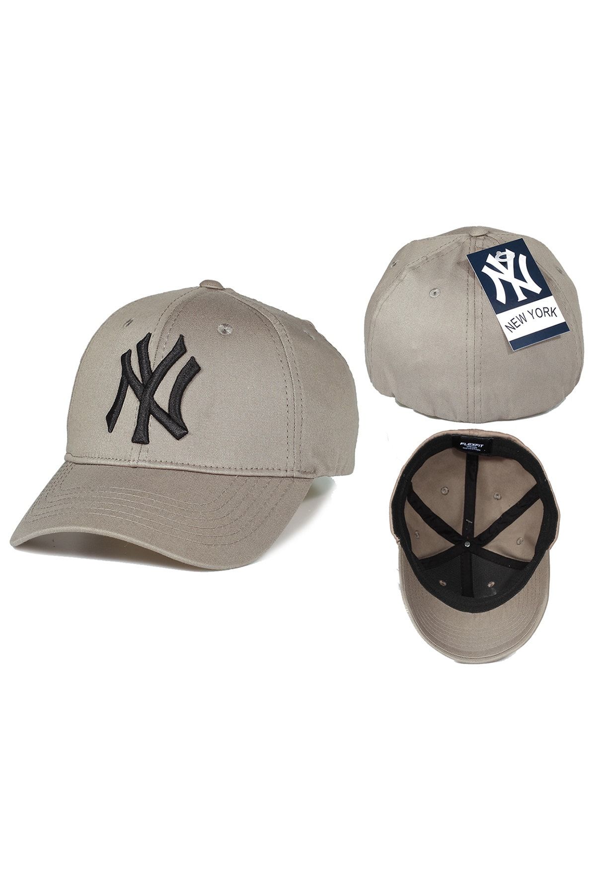 Trucker Unisex Ny Yankee Model Nakışlı Flexfit Şapka
