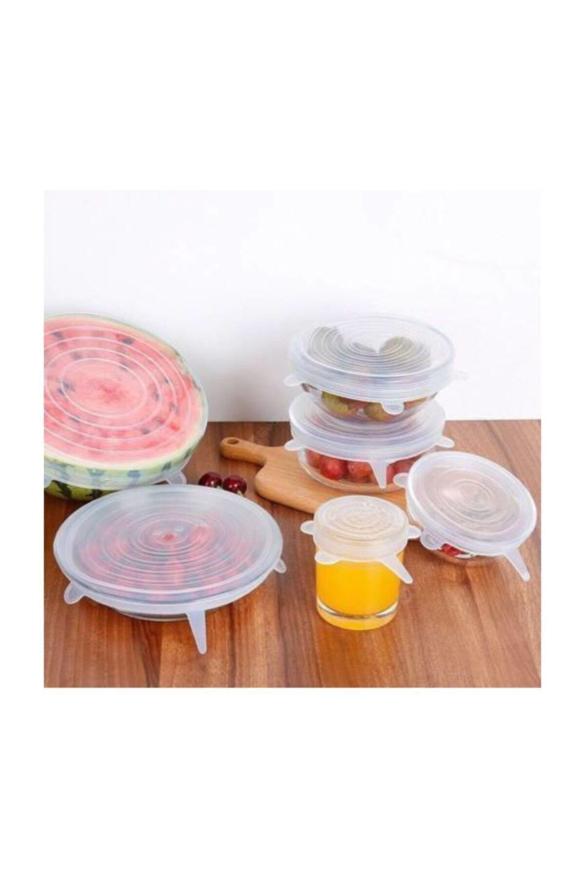 wiesmann Tazeliği Koruyan Saklama Kabı Kapağı 6'lı Silikon Streç Kapak