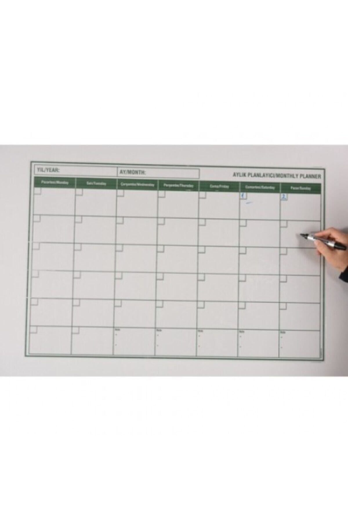 SUPER Bİ KAĞİT Aylık Plan Çizelgesi Mini - Süper Bi Kağıt
