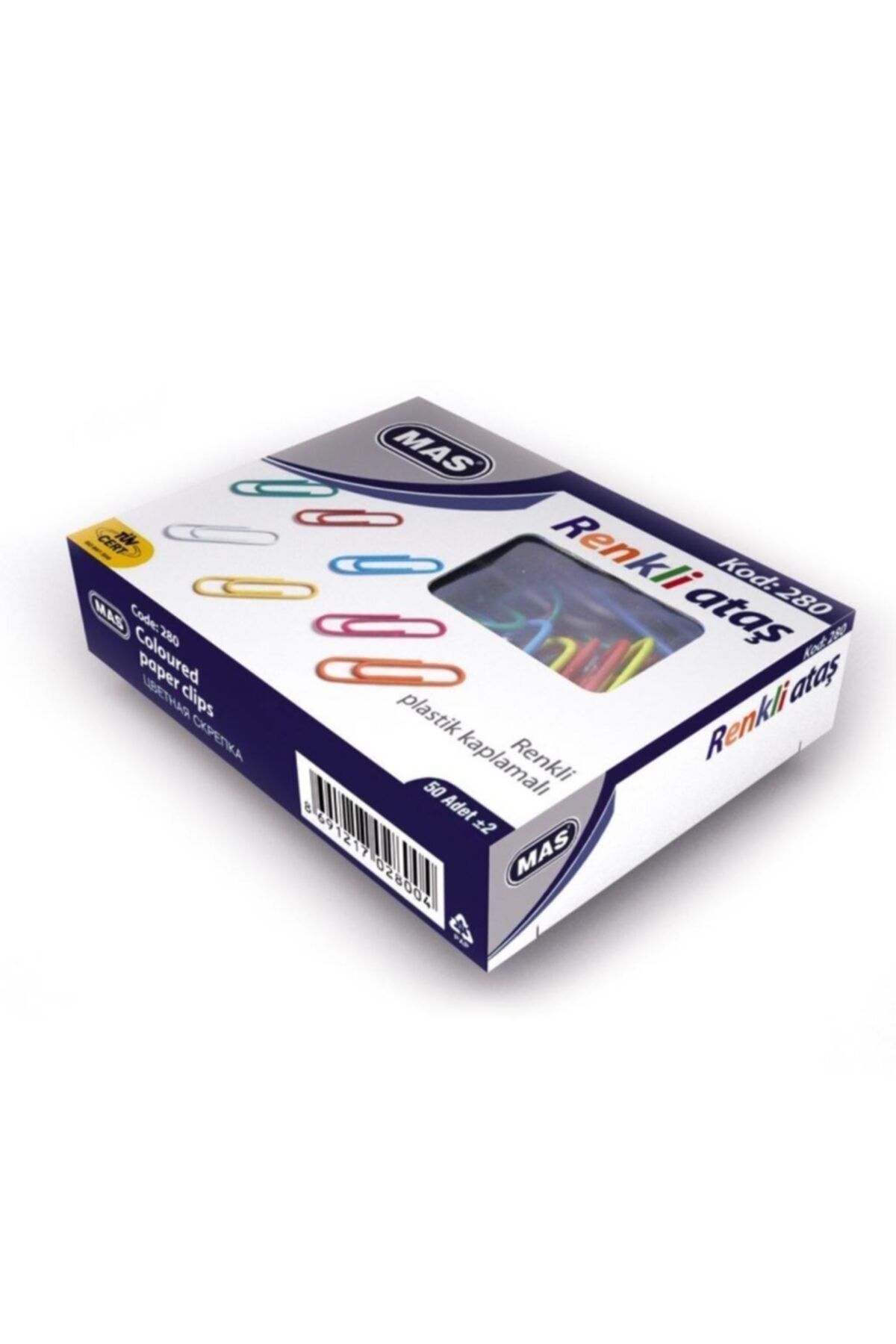 Mas 280 Renkli Ataş No 3 28 mm