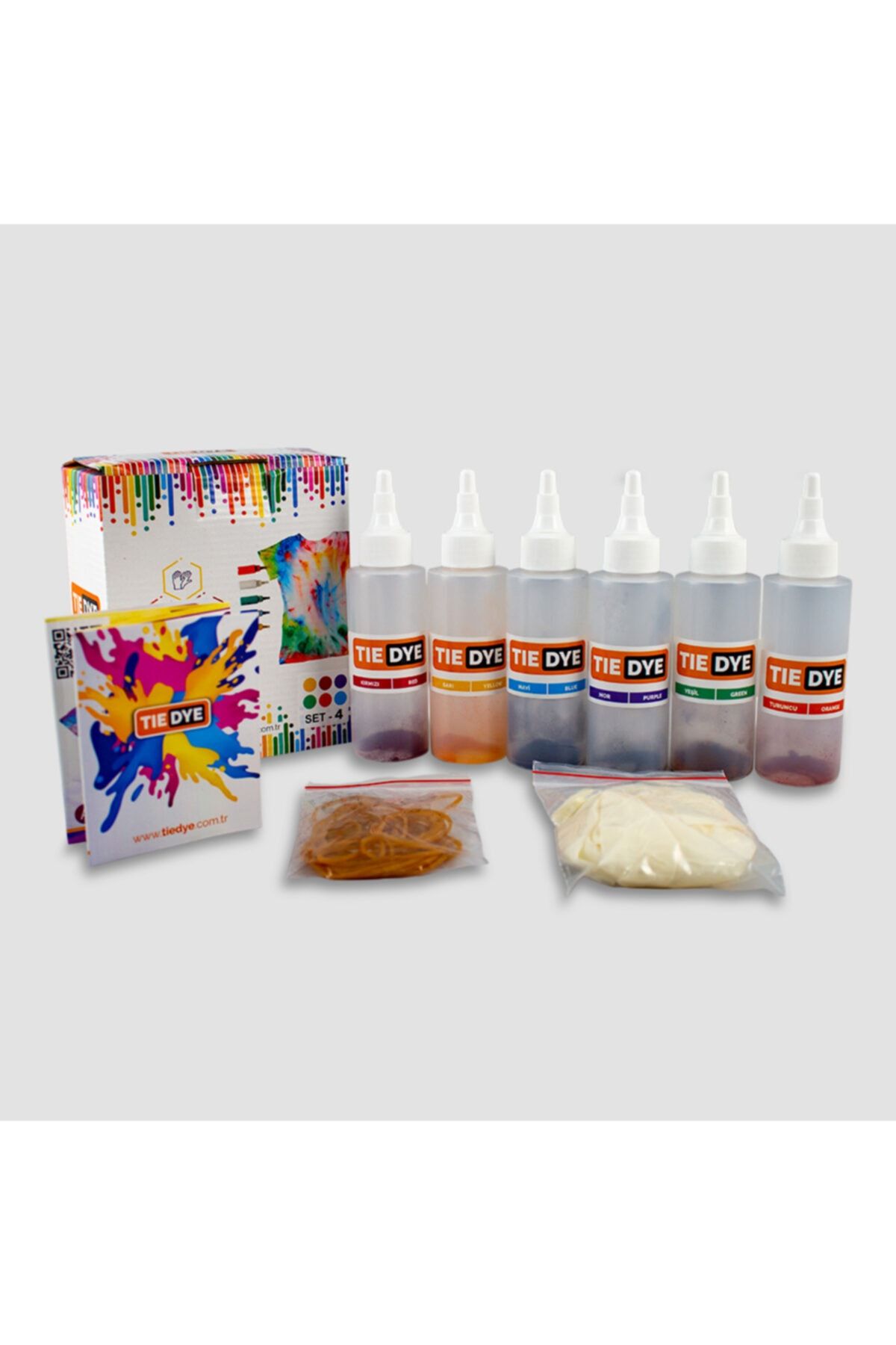 TİE DYE Batik Boyama Seti 6x120 ml Set-4