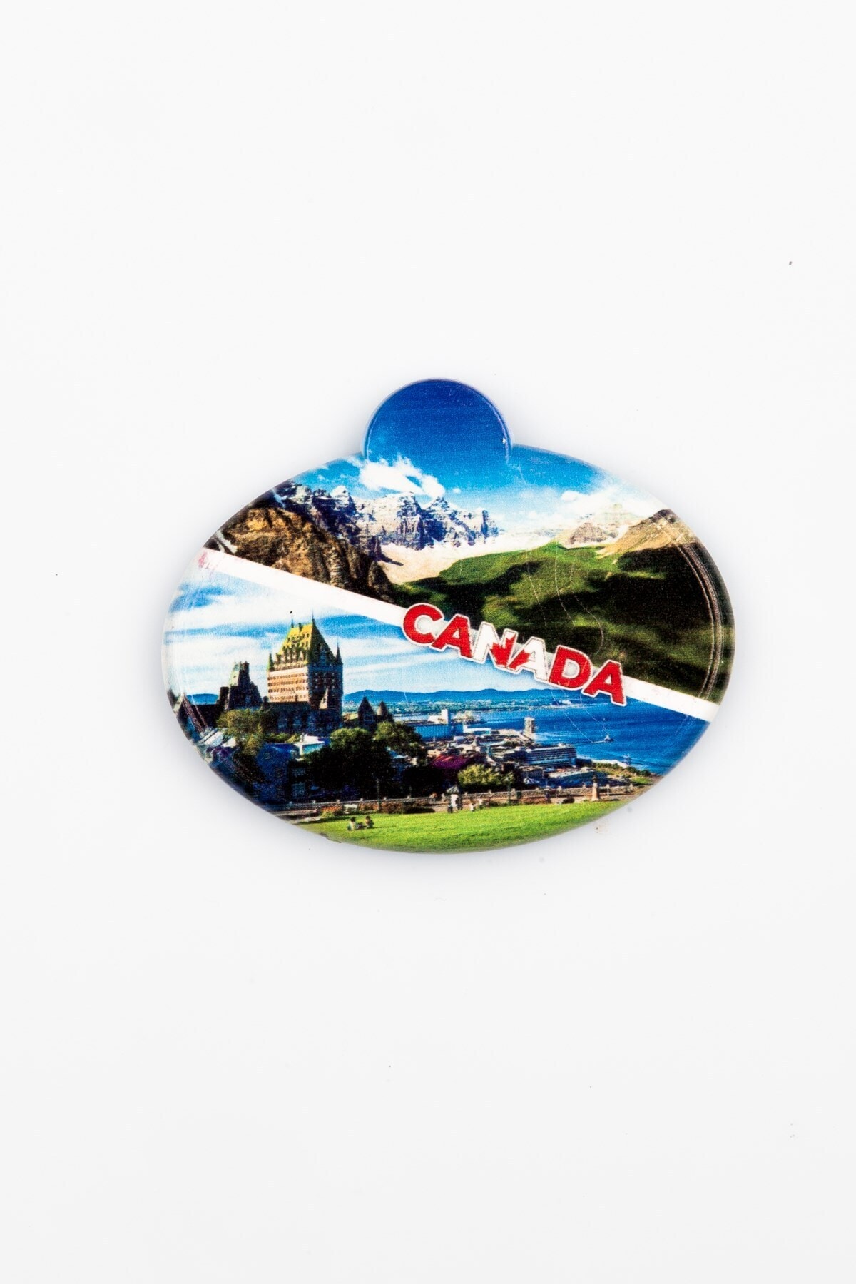 Dünyadan Hediyeler Kanada Temalı Oval Magnet