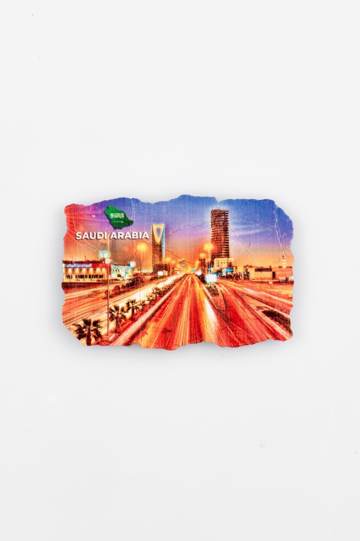 Dünyadan Hediyeler Suudi Arabistan Fresco Magnet