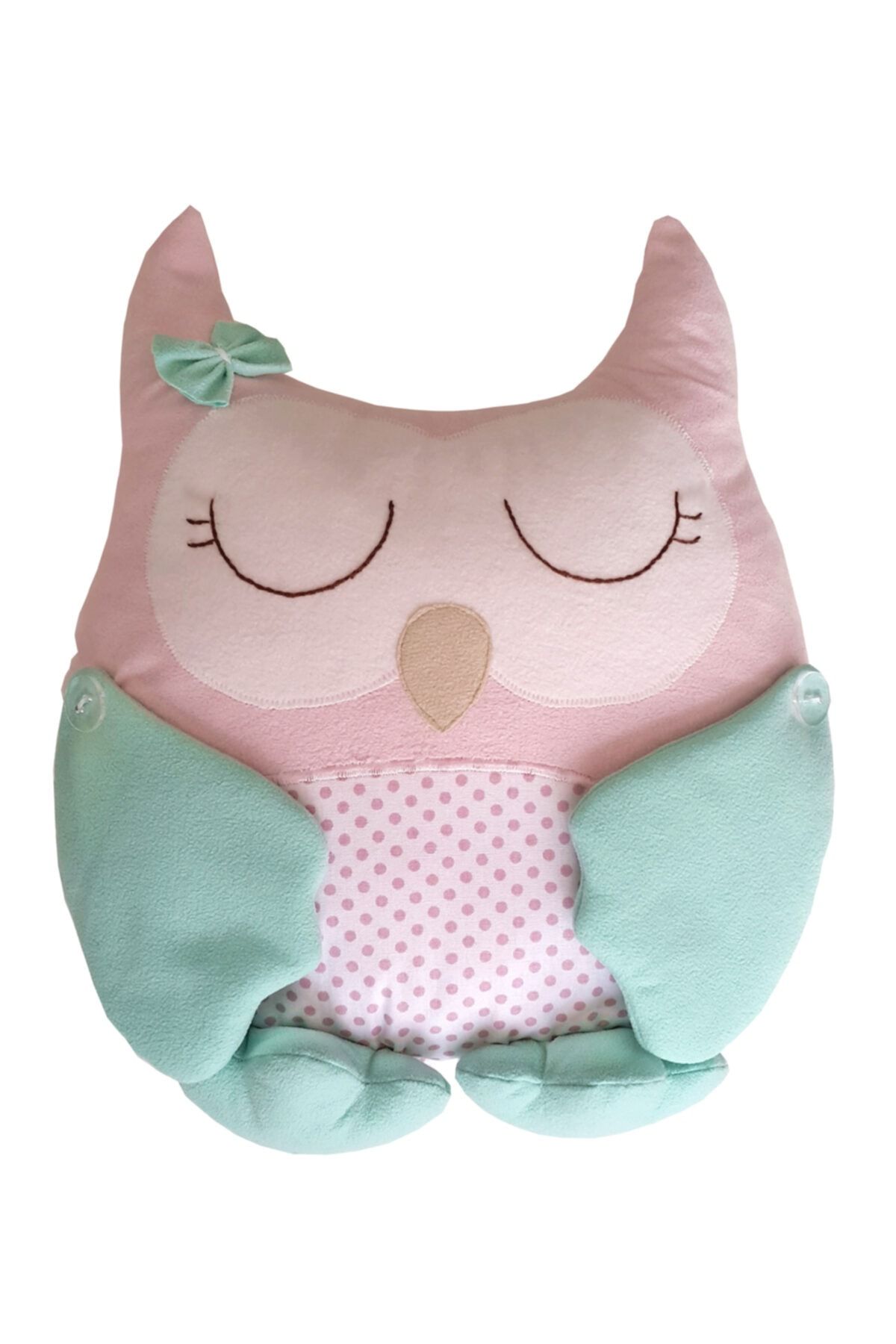 Pudradecor Pembe Mint Baykuş Yastık