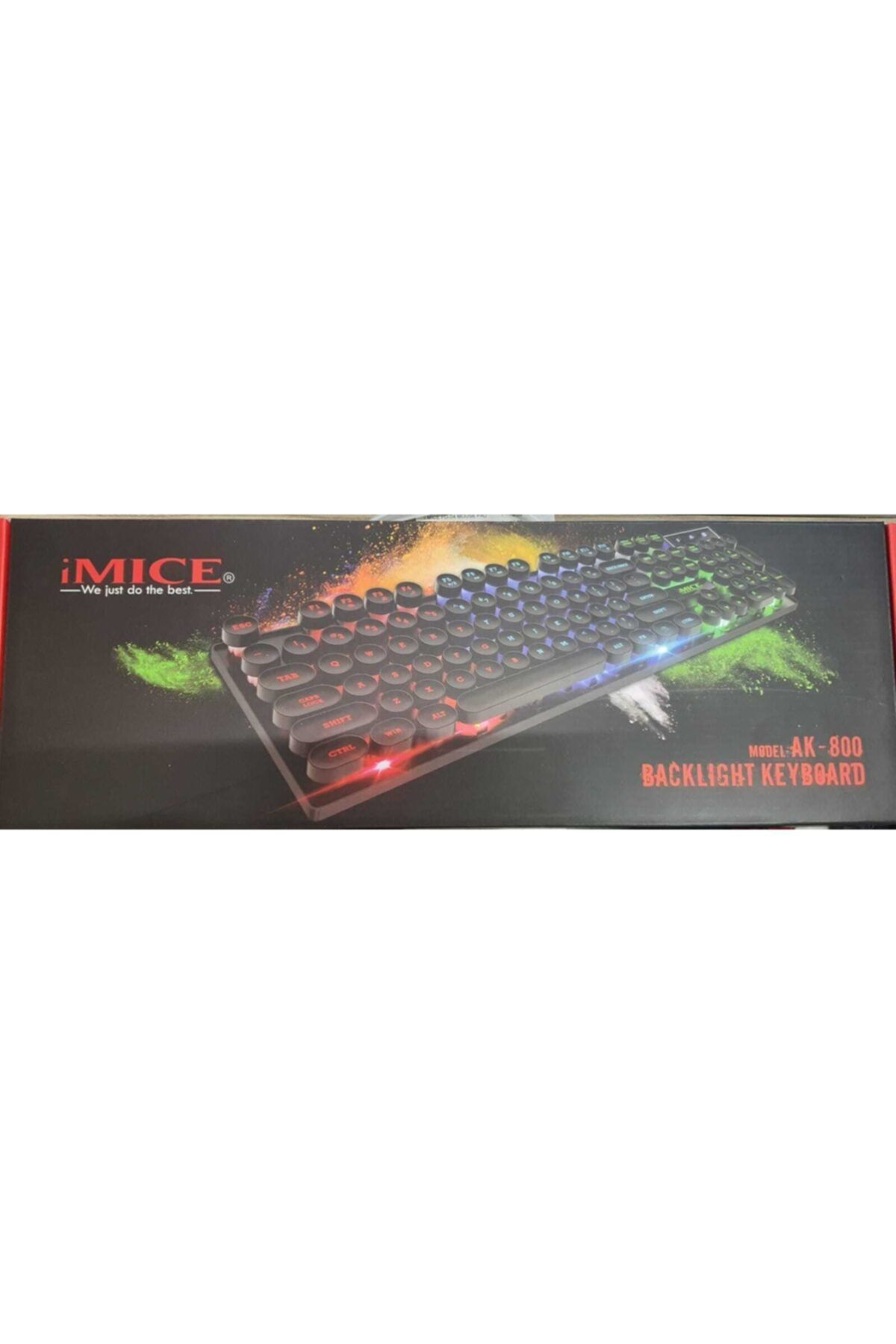 JUNGLEE Multimedia Led Işıklı Oyuncu Klavyesi Ak-800