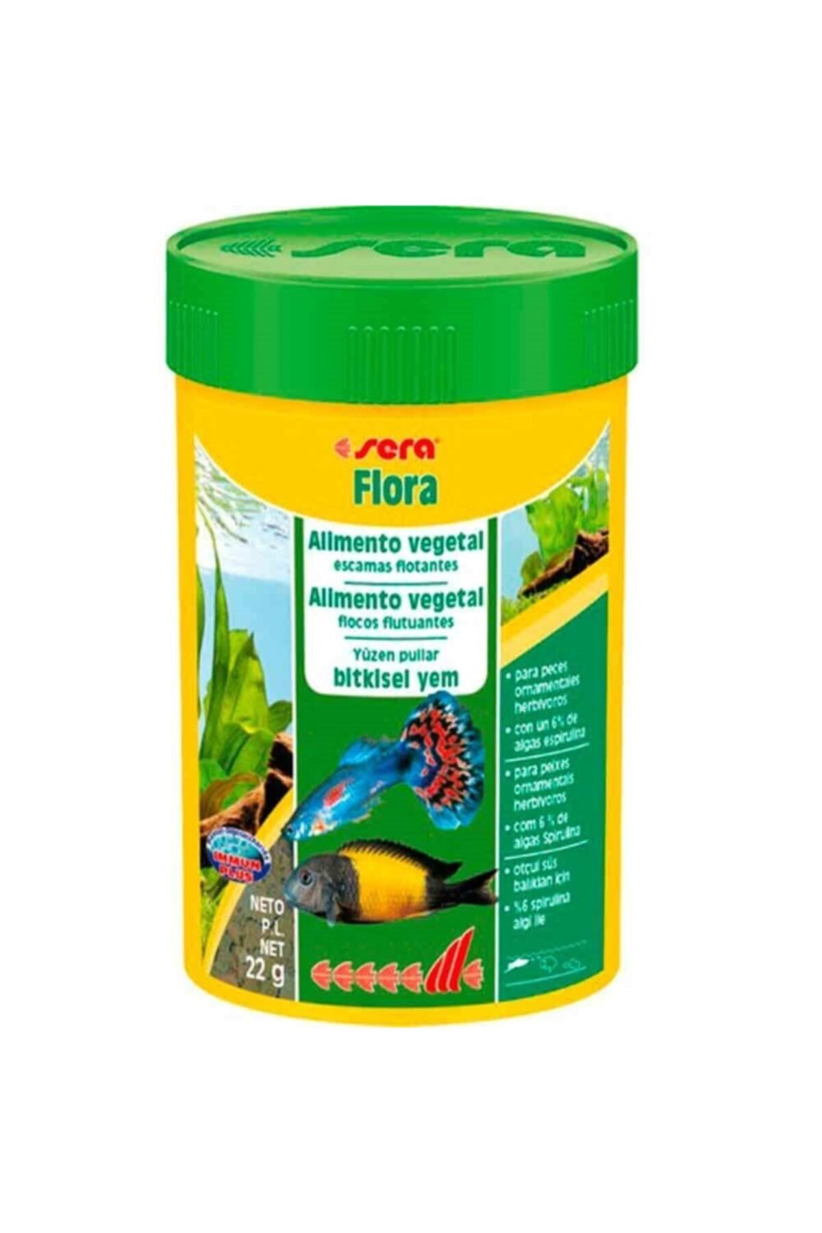 SERA Flora Pul Balık Yemi 100 Ml