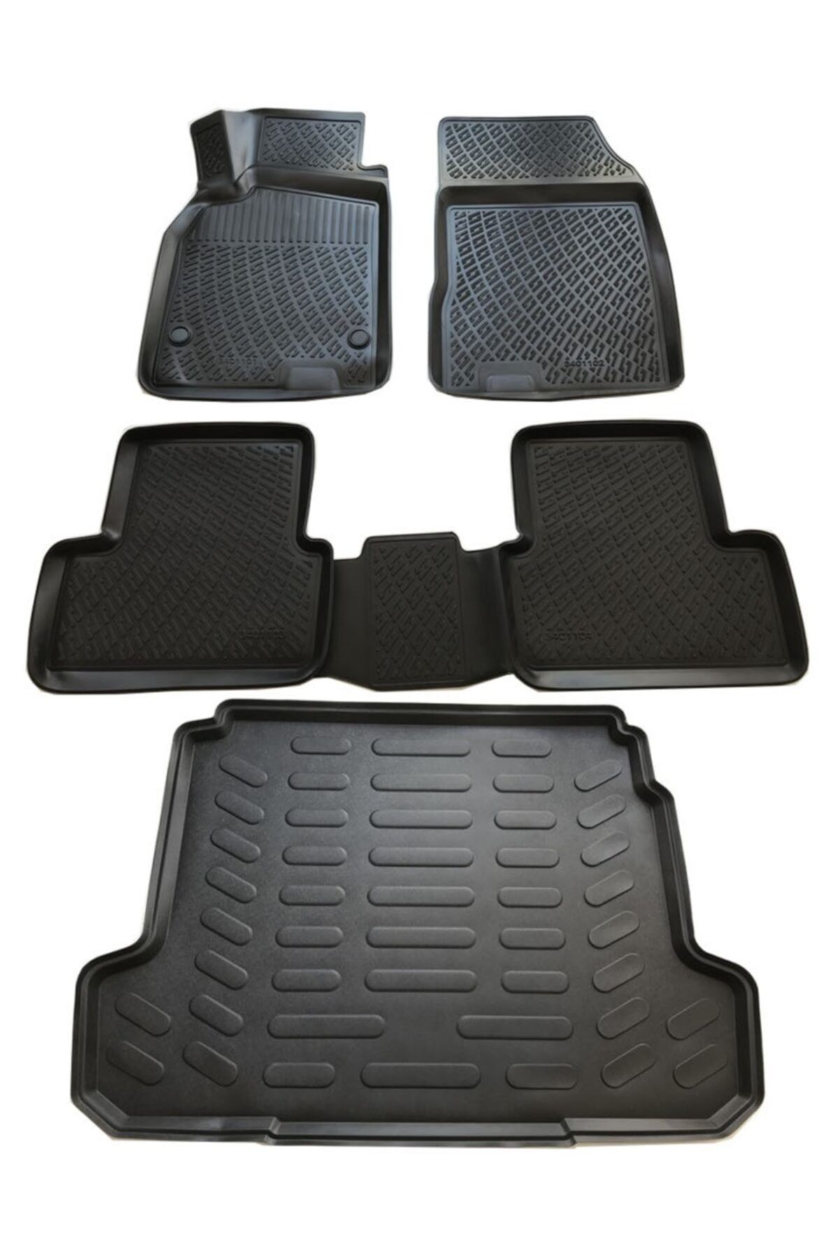 REPLAX Peugeot Partner Tepee 90hp 3d Paspas 2008-2019 Bagaj Havuzu İkili Set