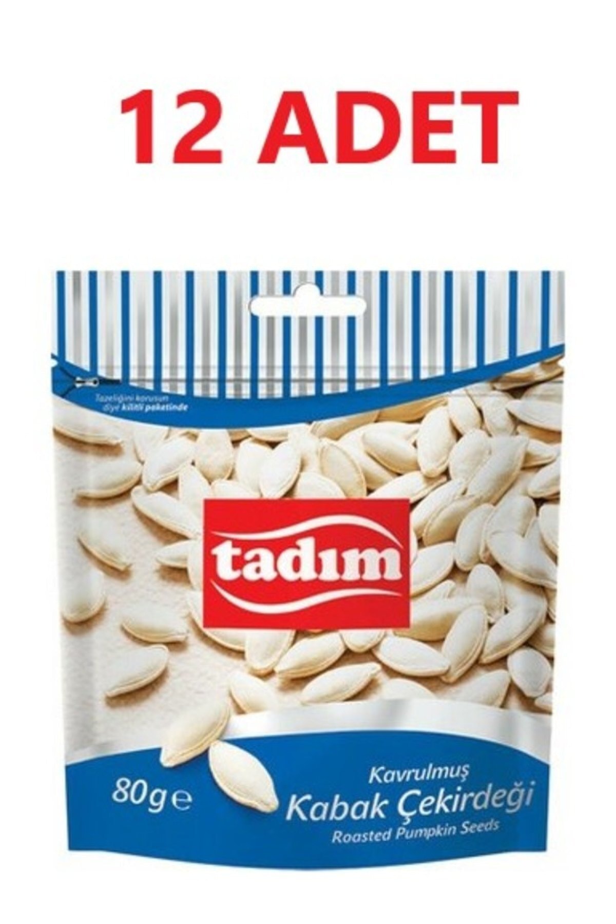 Tadım Kabak Çekirdeği 80 Gr X 12 Adet