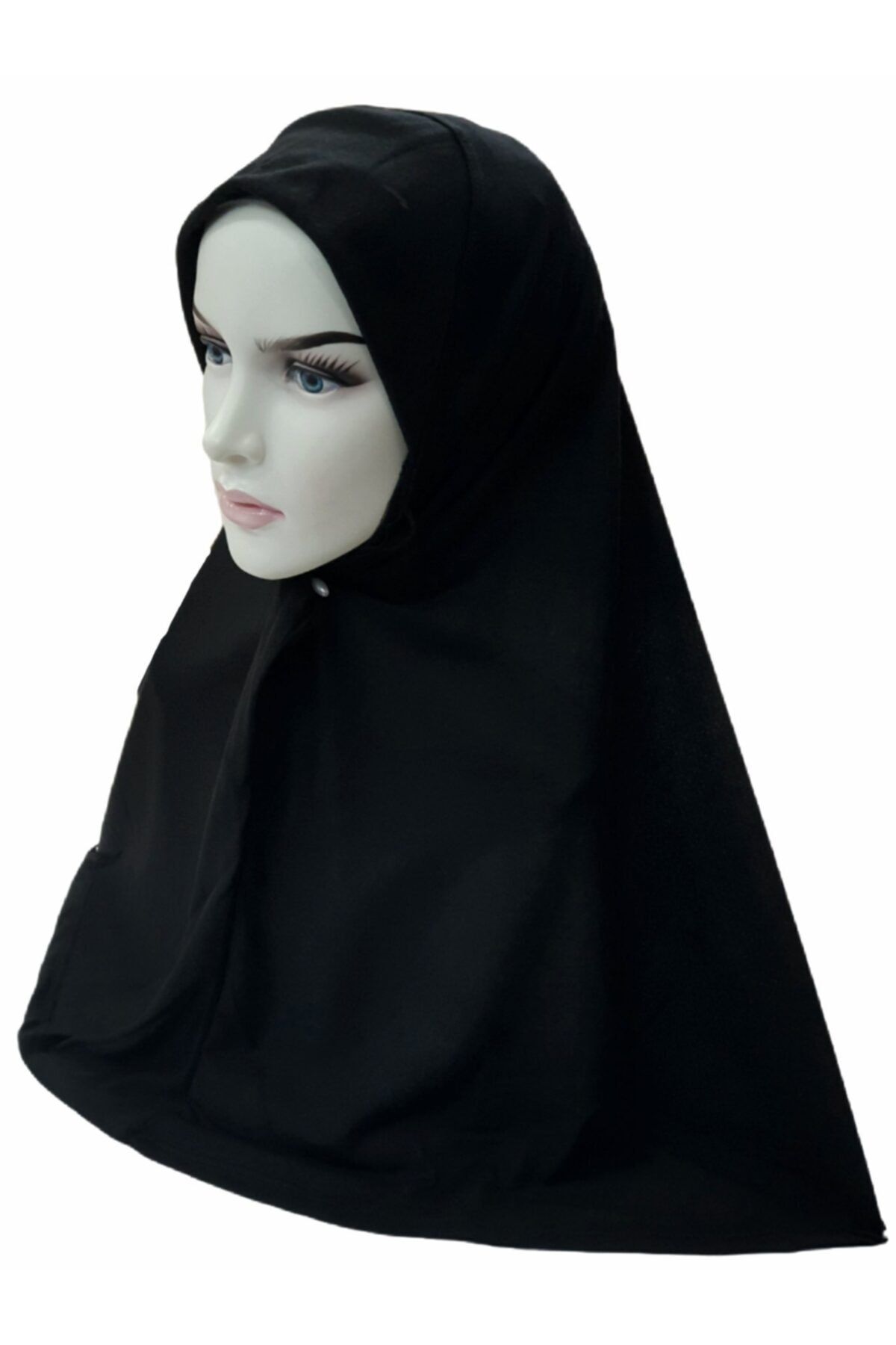 BENLİ Pratik Pamuklu Namaz Örtüsü Takmatik Bone Şal Eşarp