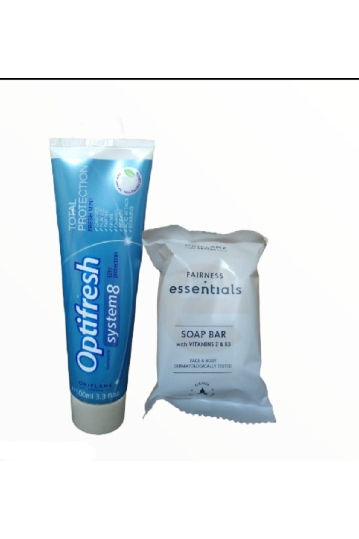 Oriflame Optifresh System 8 Diş Macunu - Total Koruma 100ml +essentials Sabun 35923