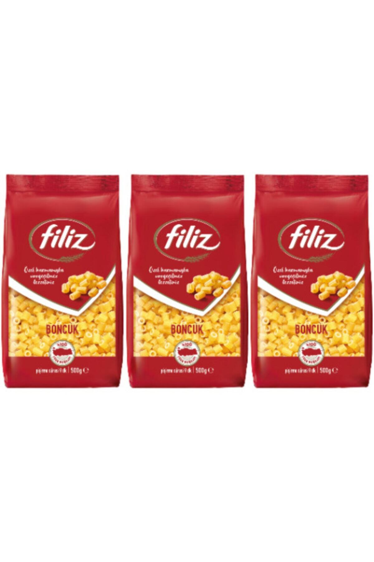 FİLİZ Boncuk Makarna 500 Gr. X 3 Adet Özel Harman