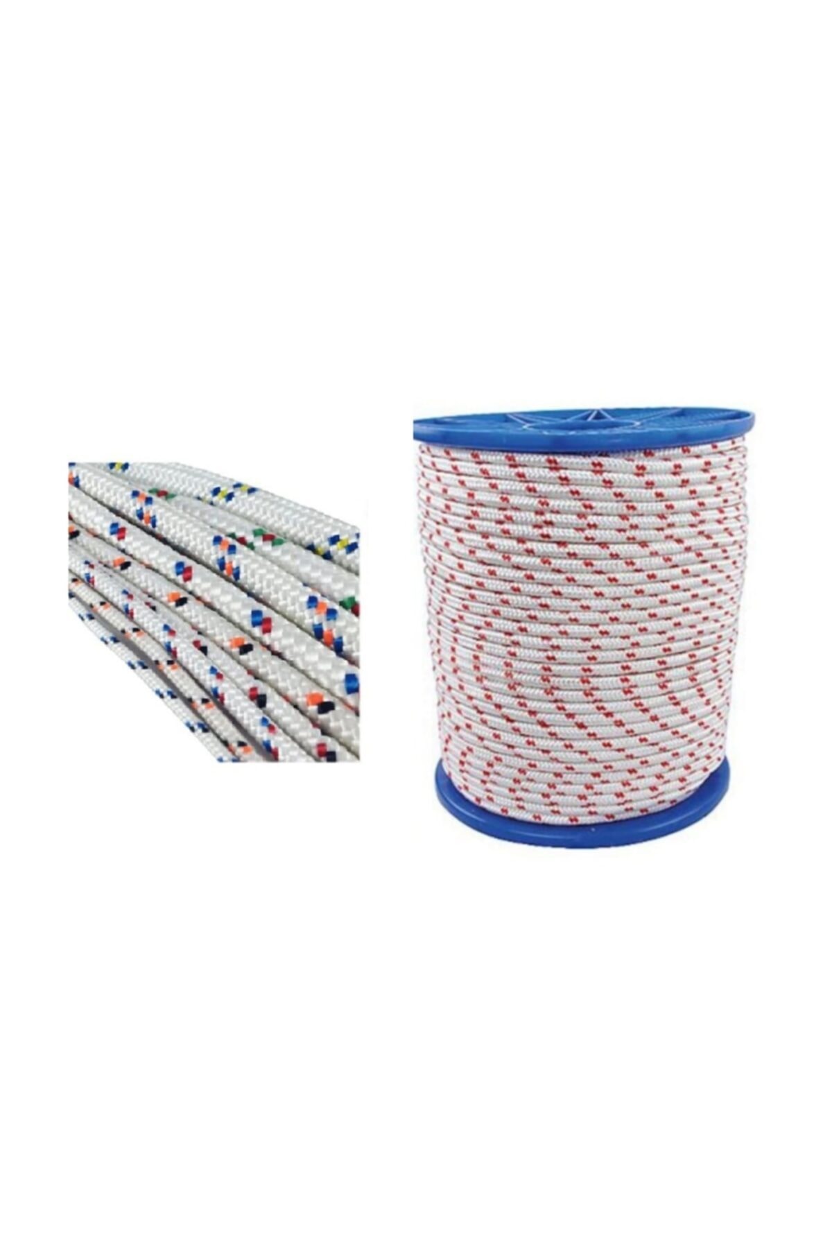Badem10 20 Metre 8 Mm Iskota Halat Branda Tente Yük Bağlama Gerdirme Ipi Polyester