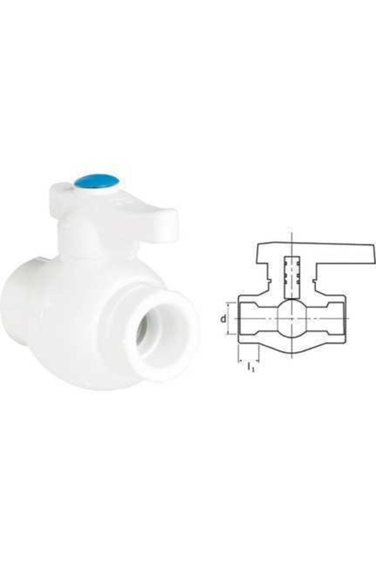 HAKAN PLASTİK 25 Lik Plastik Küresel Vana