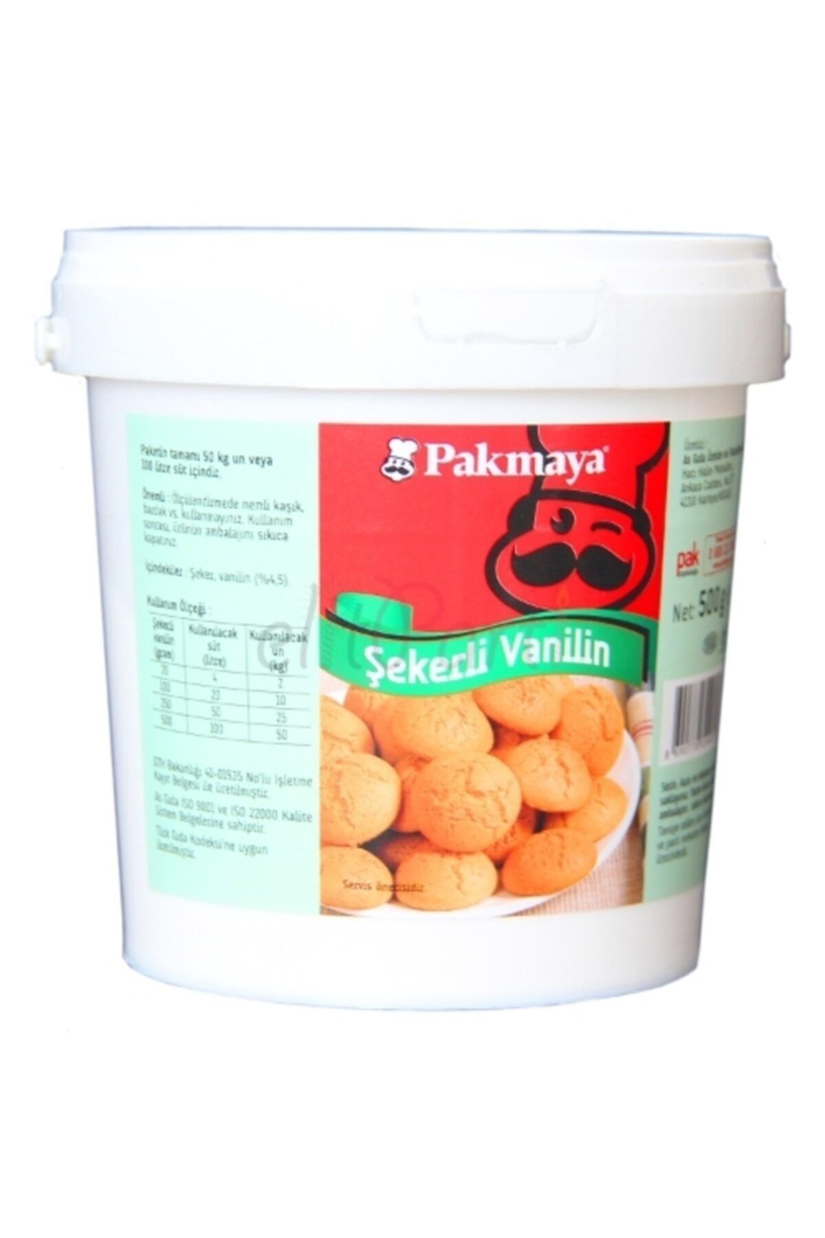 Pakmaya Şekerli Vanilin (500 Gr)