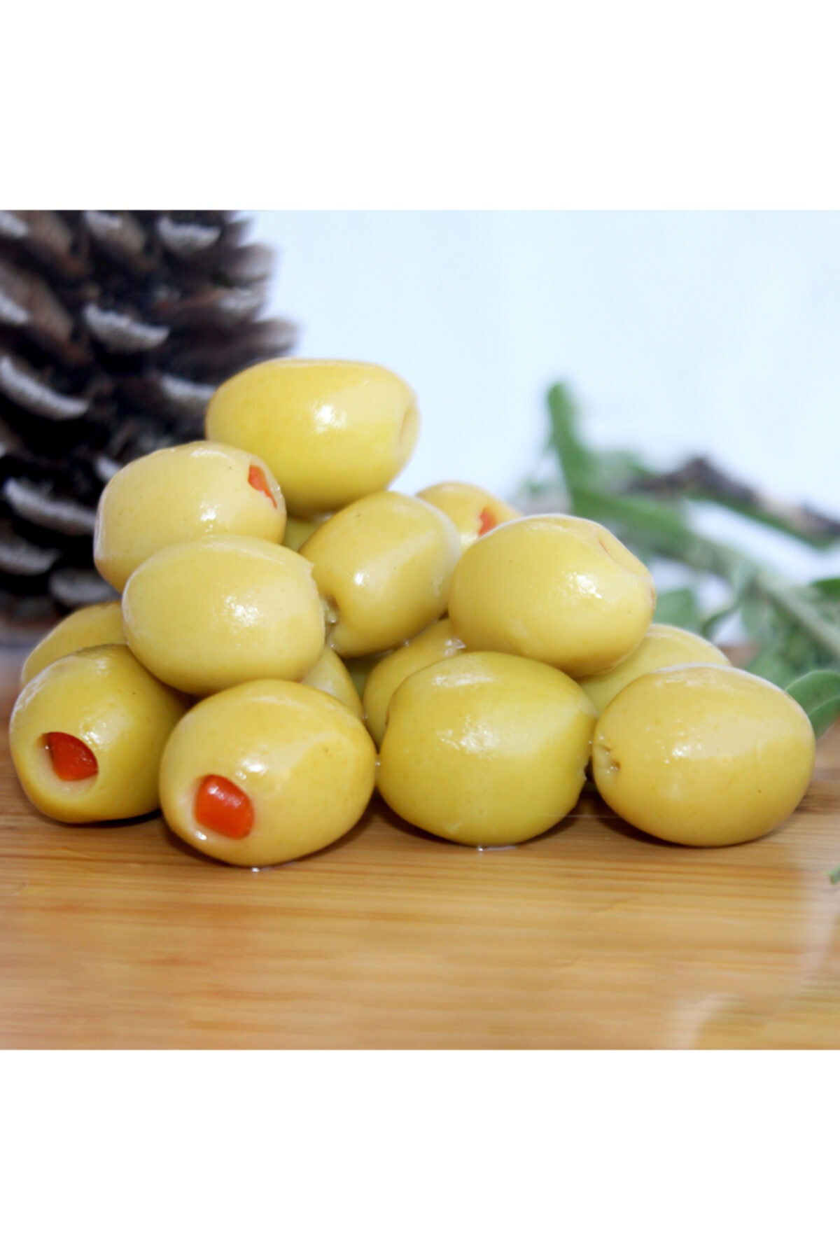 Mirliya Yeşil Zeytin Biber Dolgulu 1 Kg