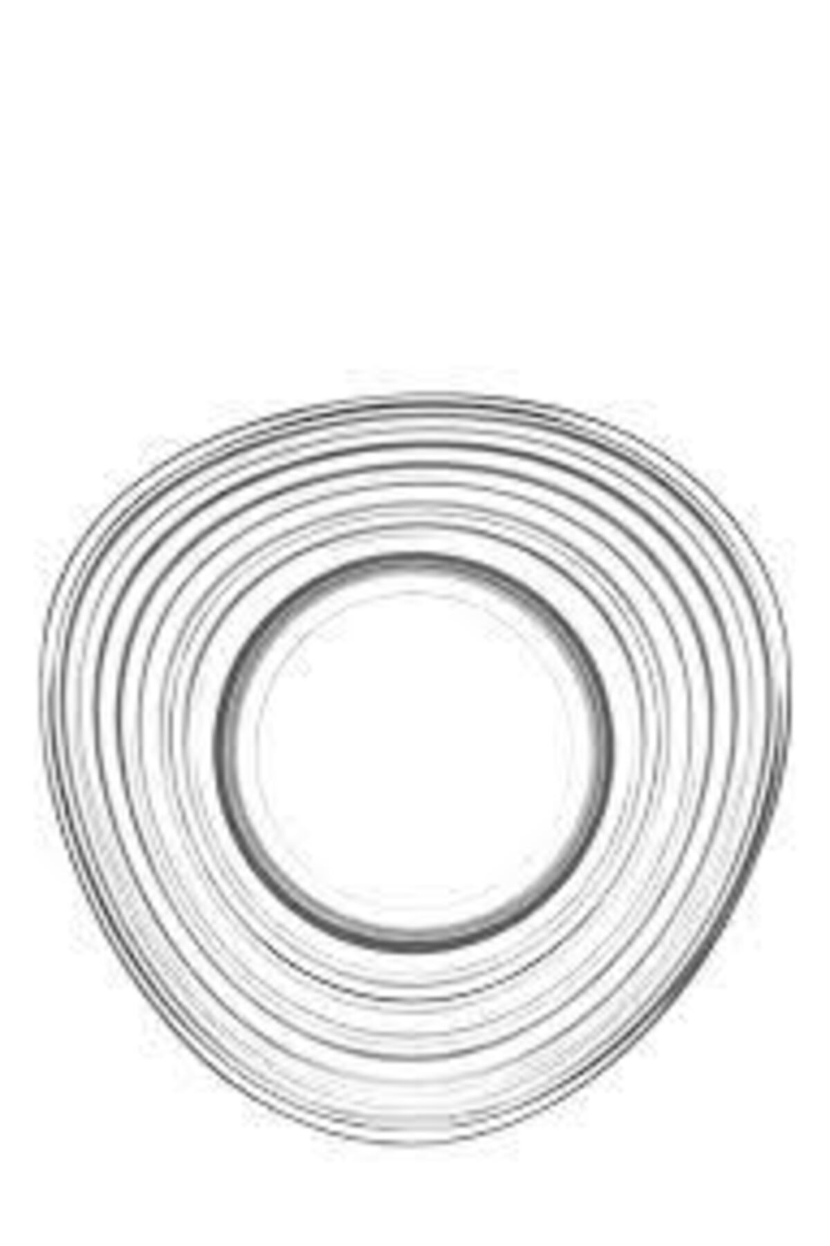 LAVES Lav Derin Cam Çay Tabağı 6'lı