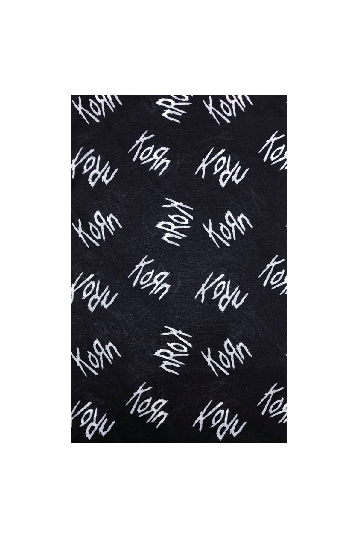 Dünyadan Hediyeler Buff Korn Temalı Boyunluk Bandana Siyah