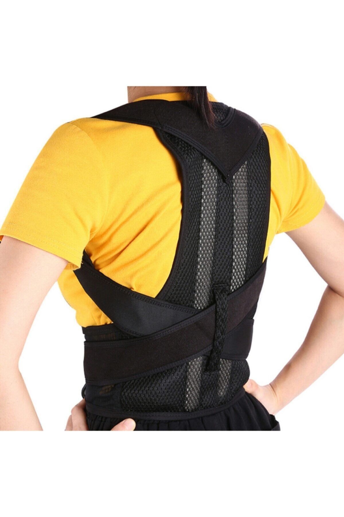 Ankaflex Medikal Kifoz Skolyoz Çift Balenli Ortopedik Dik Duruş Korsesi